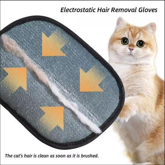 Pet Hair Remover Glove for Dogs & Cats
