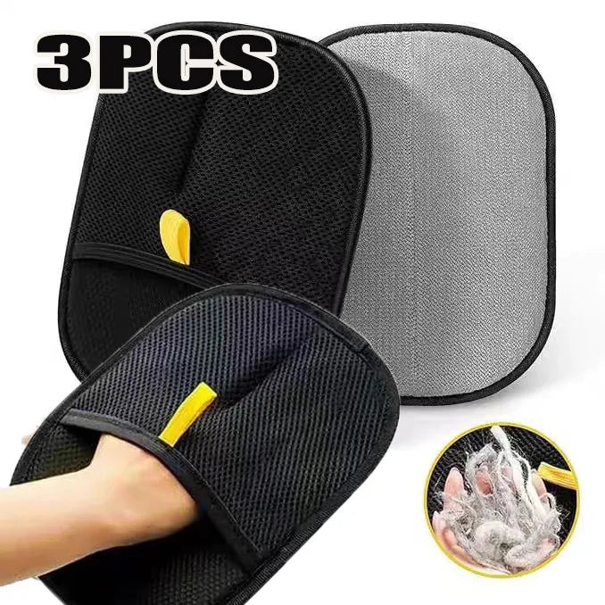Pet Hair Remover Glove for Dogs & Cats