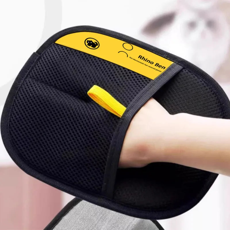 Pet Hair Remover Glove for Dogs & Cats