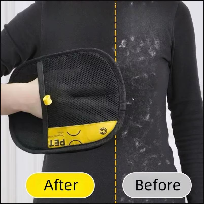 Pet Hair Remover Glove for Dogs & Cats